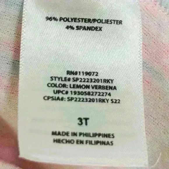 Nikoelodeon Pink Fong Baby Girl 3T Tie Dye Overalls - Picture 11 of 12